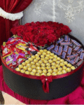 Flower Chocolate Box – Luxury Roses & Premium Chocolates Gift 🎁🌹🍫
