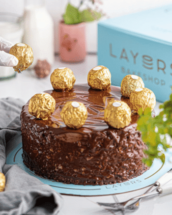 Ferrero Rocher Cake – Premium Chocolate Luxury Birthday & Celebration Cake 🎂🍫✨